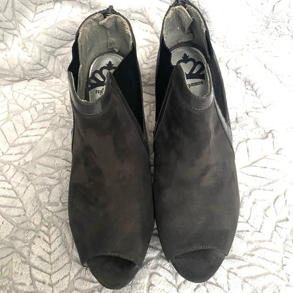 Fergalicious Open-Toe High Heel Boots - Picture 1 of 6